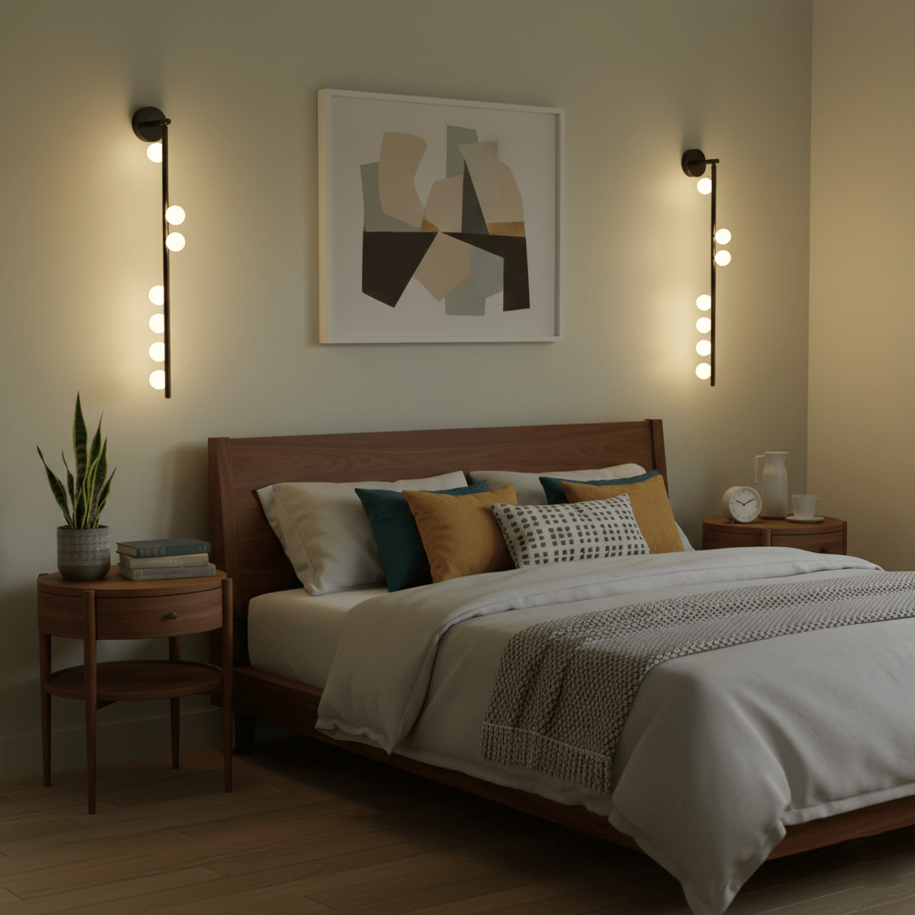 Brass Glass Tube Wall Lamp - Vakkerlight