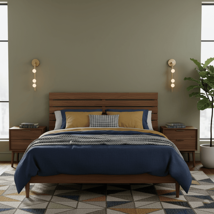 Brass Glass Tube Wall Lamp - Vakkerlight