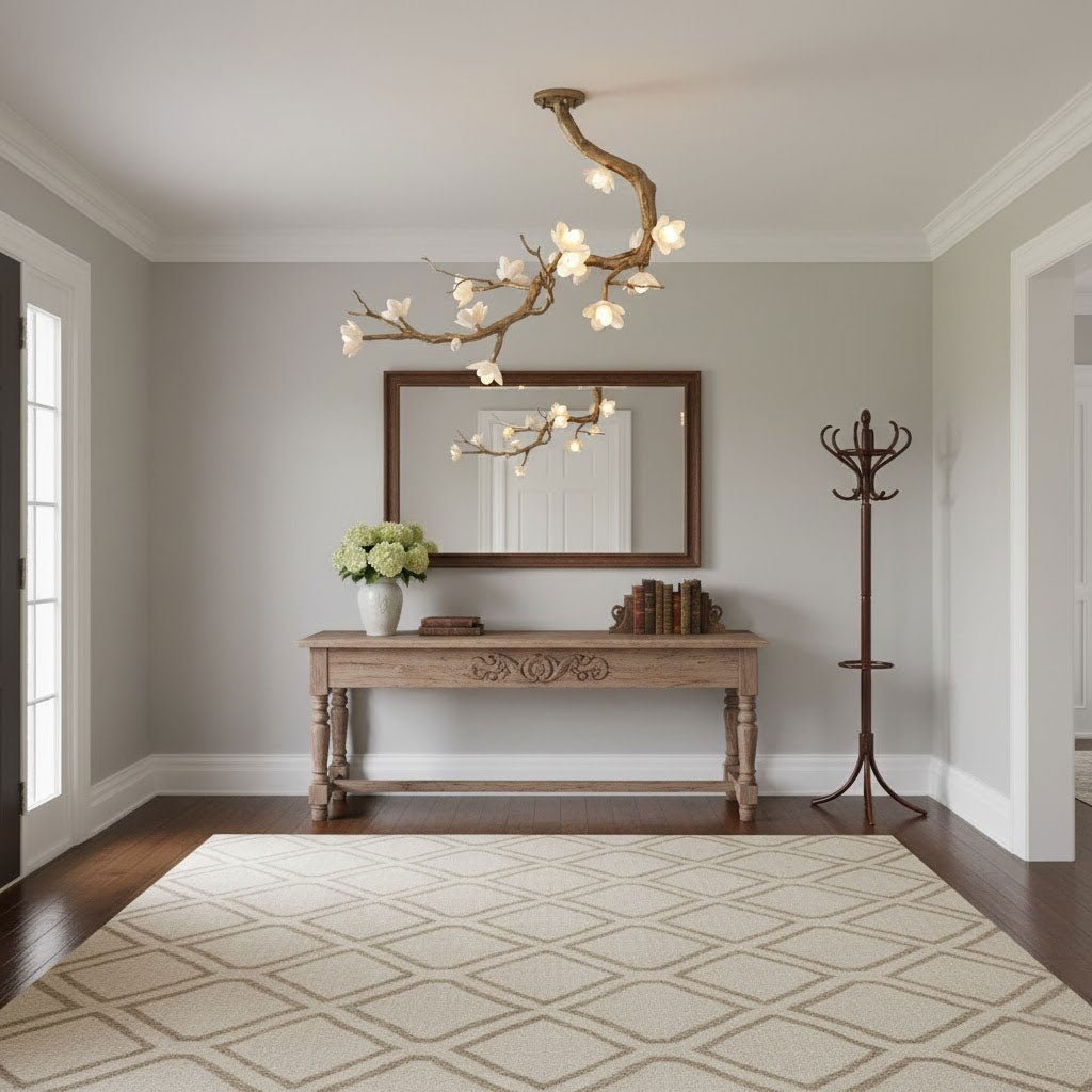 Brass Flower Branch Chandelier - Vakkerlight