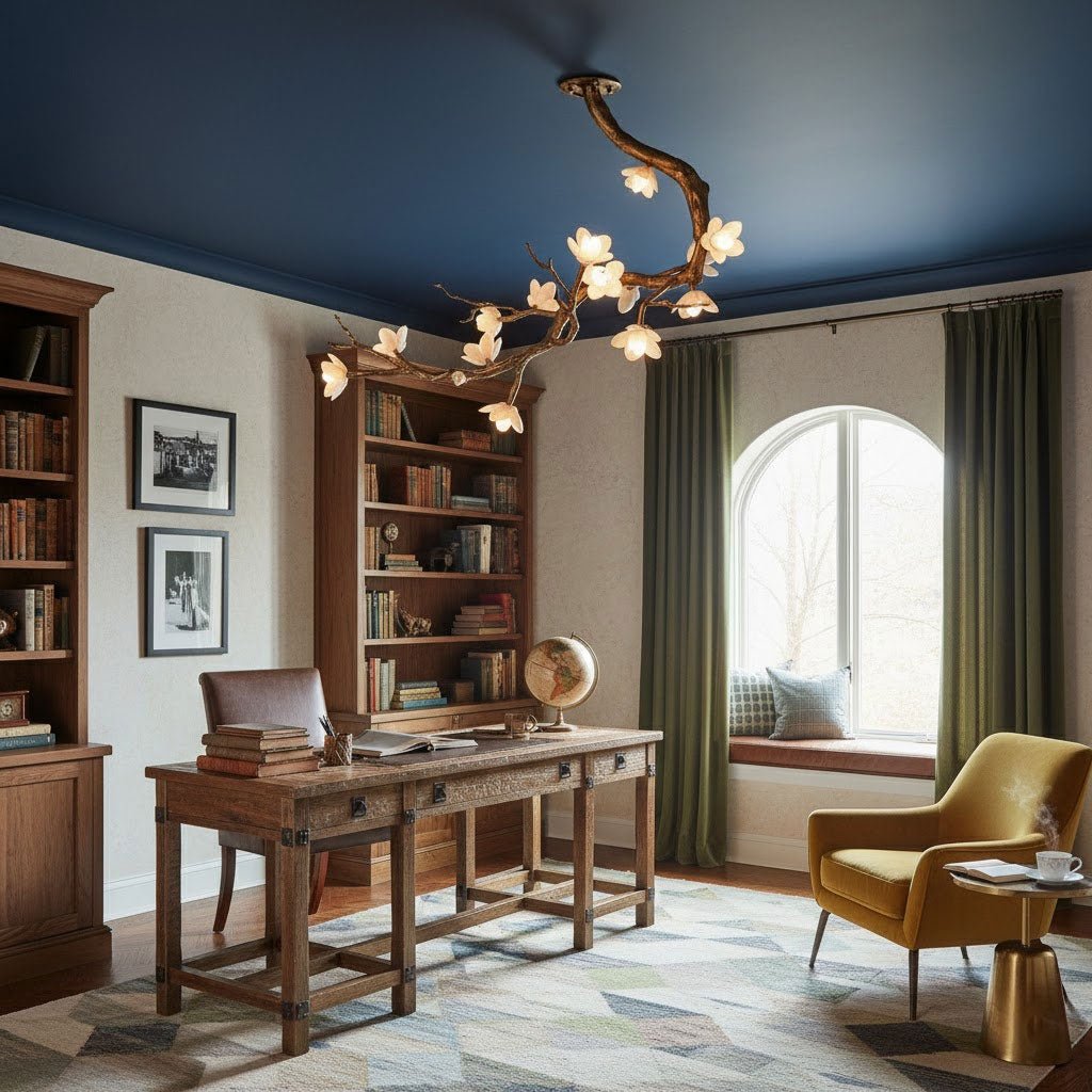 Brass Flower Branch Chandelier - Vakkerlight