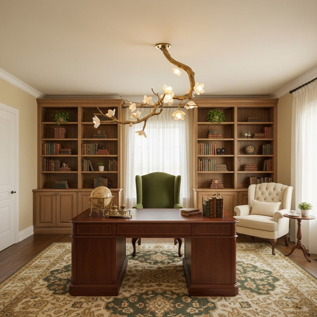 Brass Flower Branch Chandelier - Vakkerlight