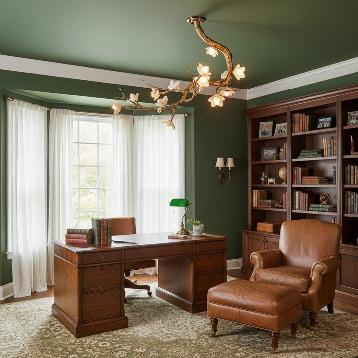 Brass Flower Branch Chandelier - Vakkerlight