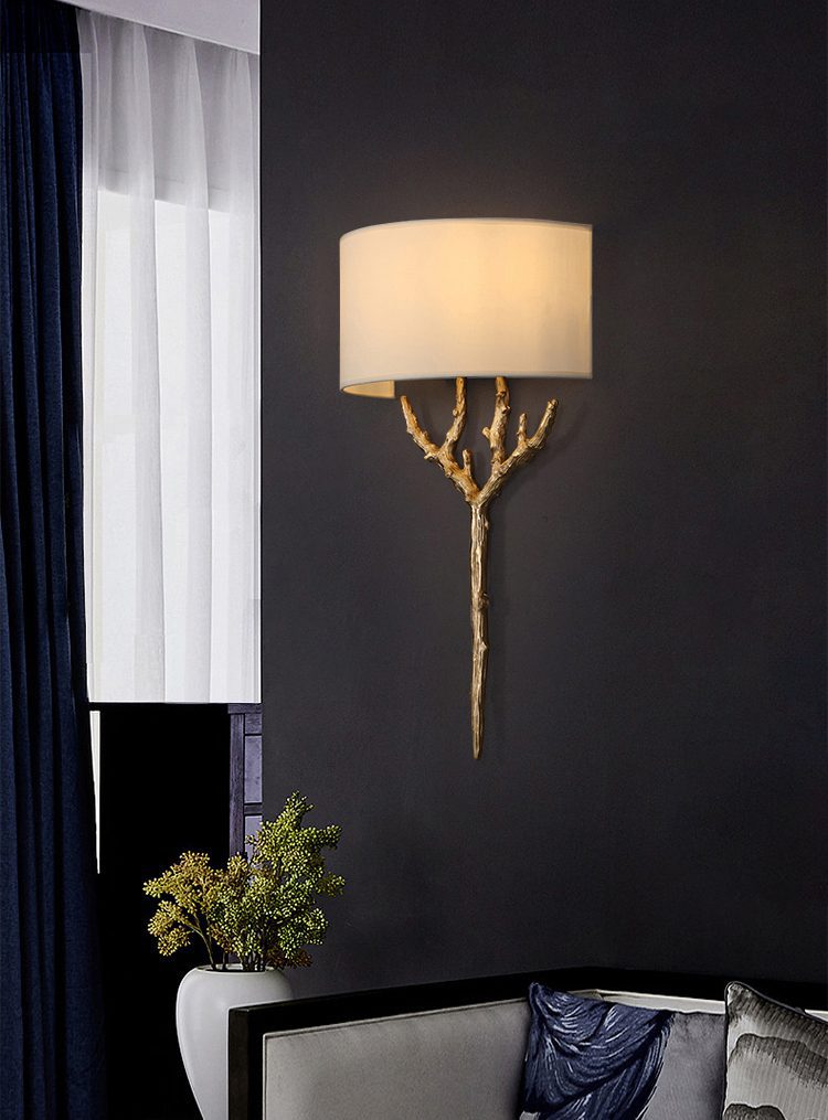 Brass Branch Wall Lamp - Vakkerlight