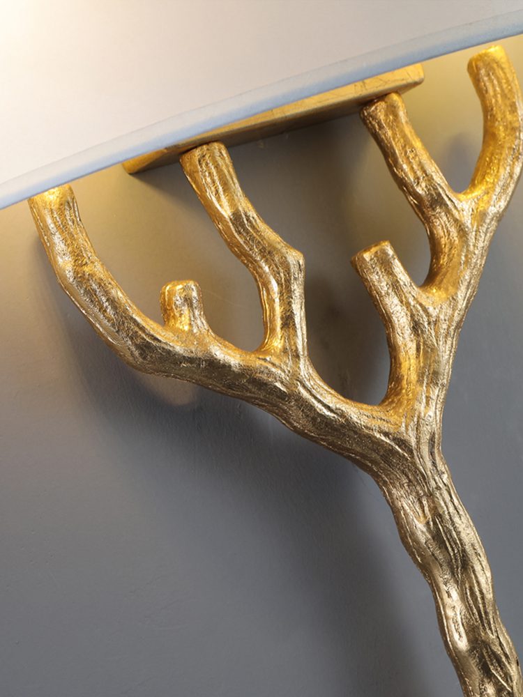 Brass Branch Wall Lamp - Vakkerlight