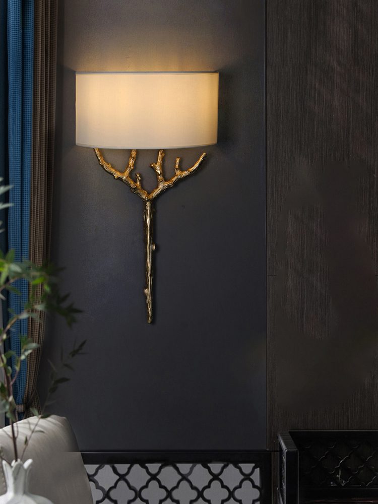 Brass Branch Wall Lamp - Vakkerlight