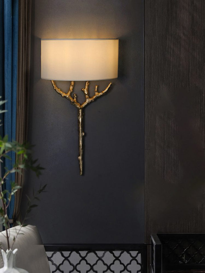 Brass Branch Wall Lamp - Vakkerlight