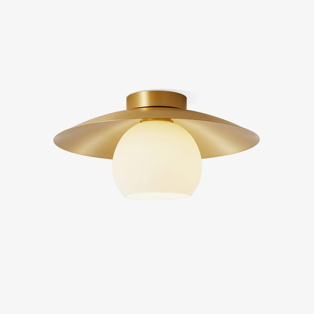 Brass Cap Ceiling Lamp - Vakkerlight