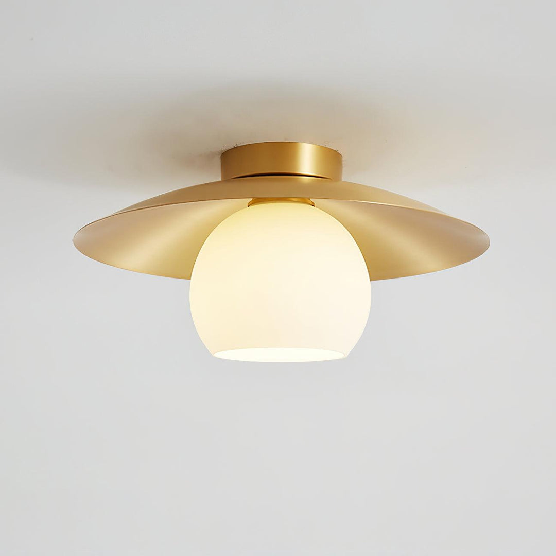 Brass Cap Ceiling Lamp - Vakkerlight