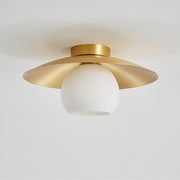 Brass Cap Ceiling Lamp - Vakkerlight