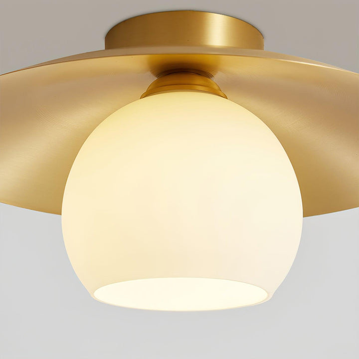 Brass Cap Ceiling Lamp - Vakkerlight