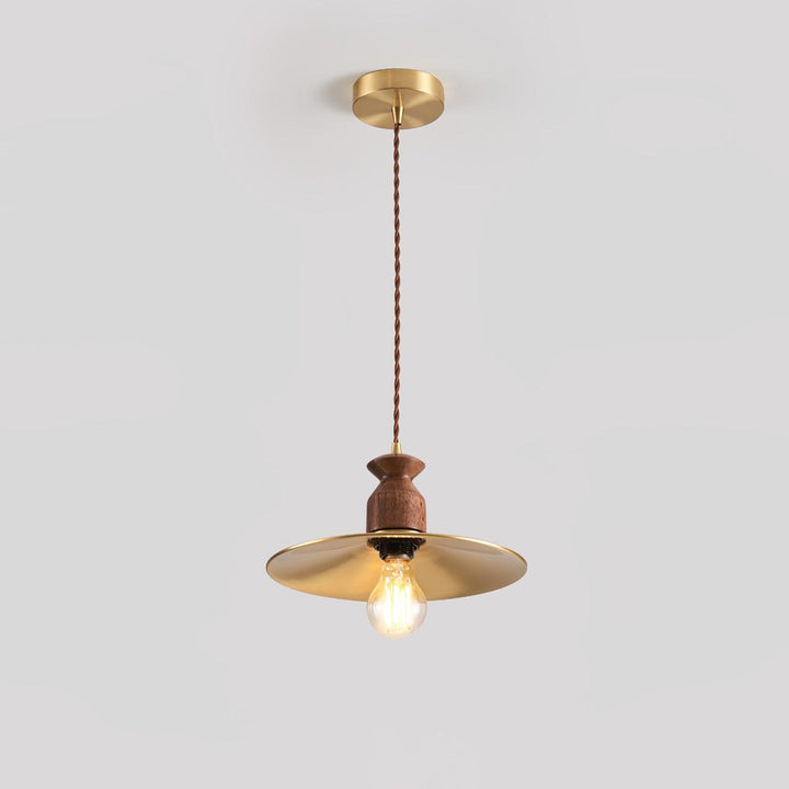 Brass Crest Pendant Light - Vakkerlight