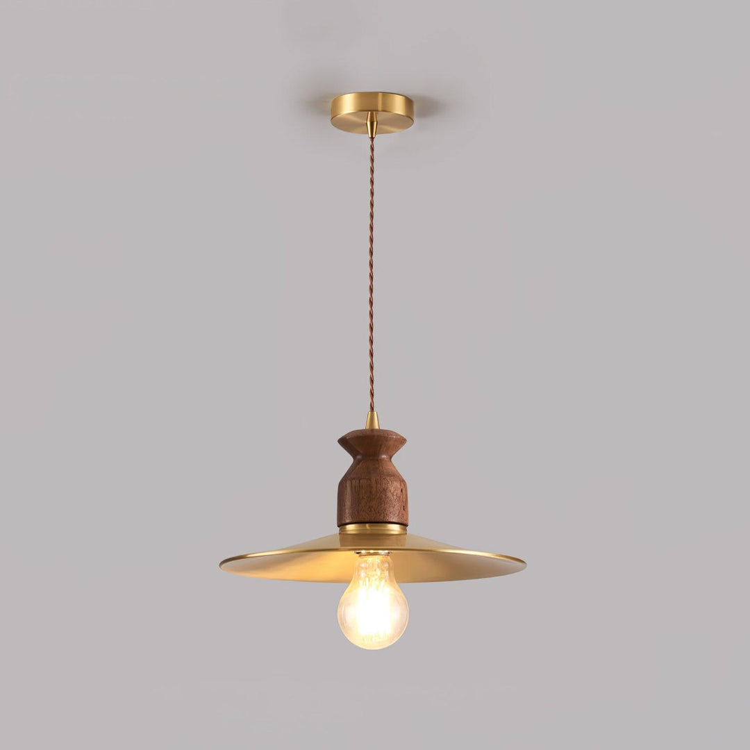 Brass Crest Pendant Light - Vakkerlight