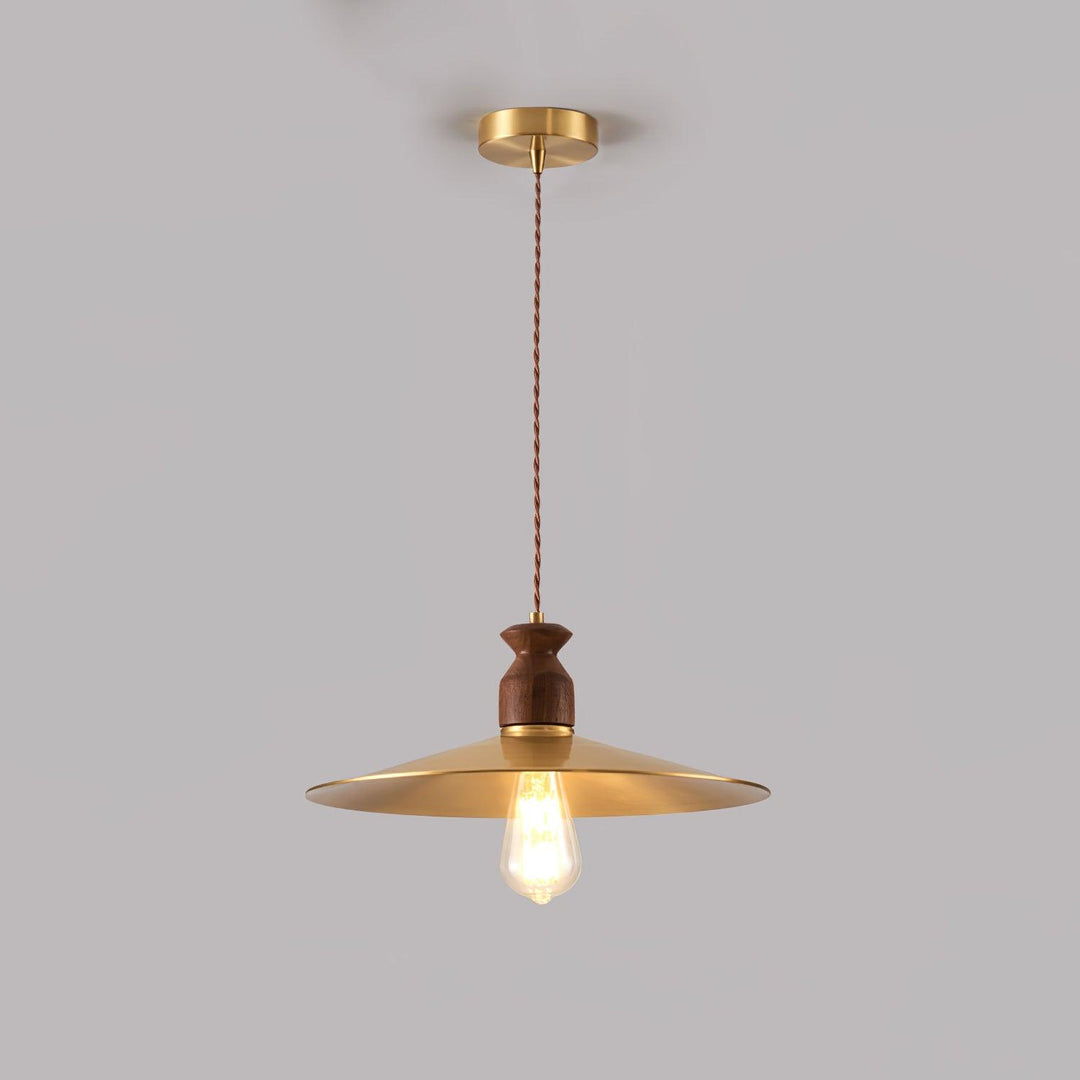 Brass Crest Pendant Light - Vakkerlight