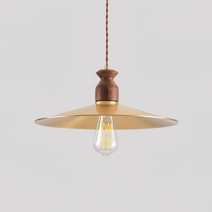 Brass Crest Pendant Light - Vakkerlight