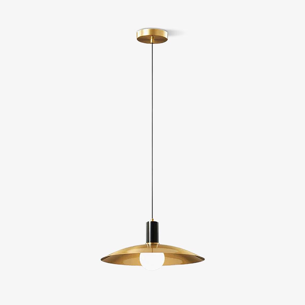 Brass Flared Pendant Lamp - Vakkerlight