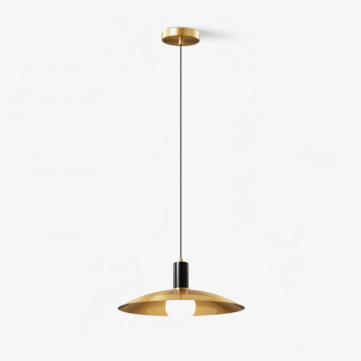 Brass Flared Pendant Lamp - Vakkerlight