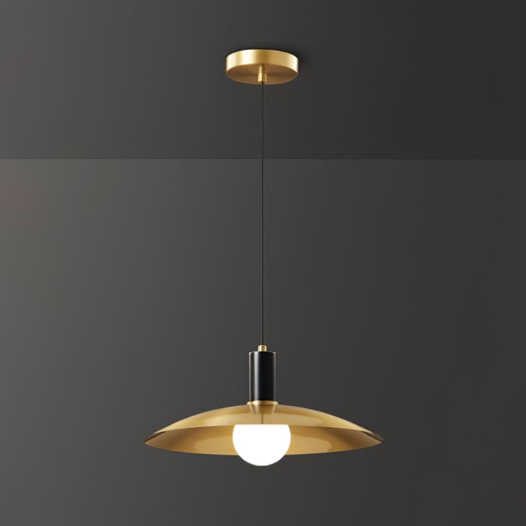 Brass Flared Pendant Lamp - Vakkerlight