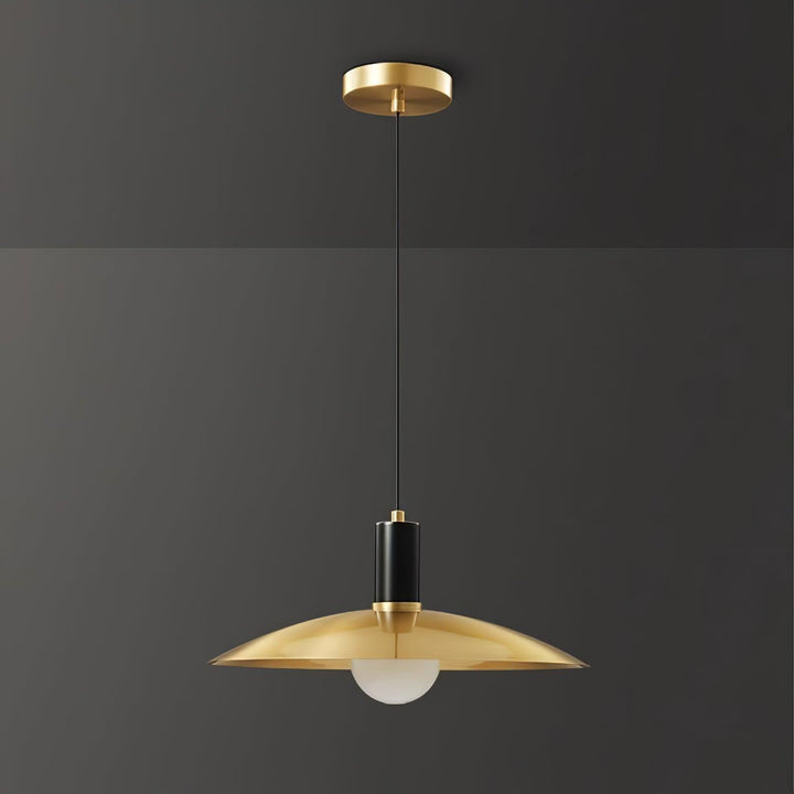 Brass Flared Pendant Lamp - Vakkerlight