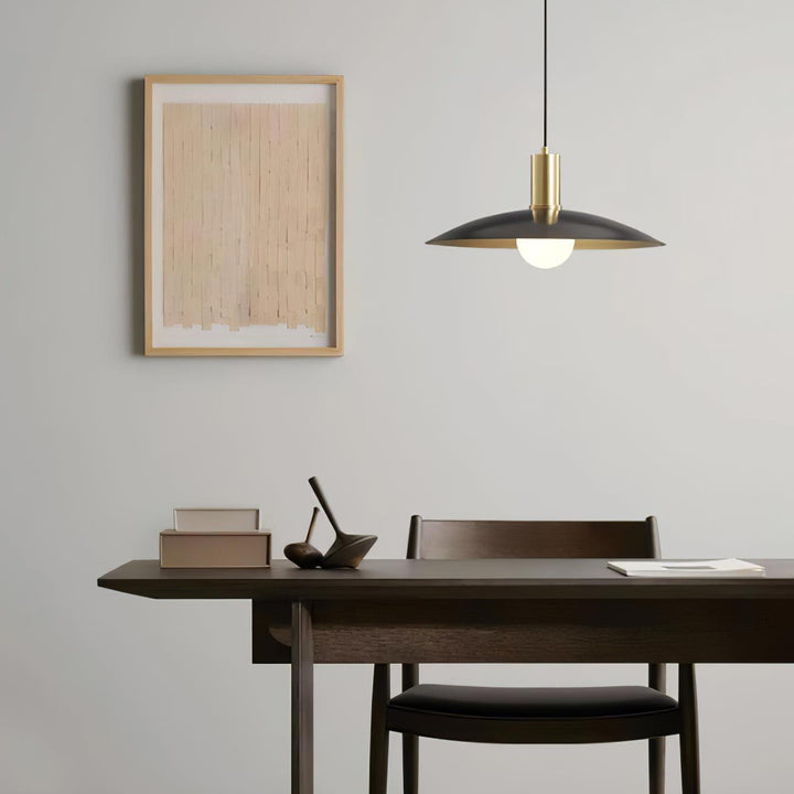 Brass Flared Pendant Lamp - Vakkerlight