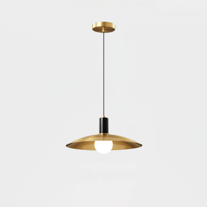 Brass Flared Pendant Lamp - Vakkerlight