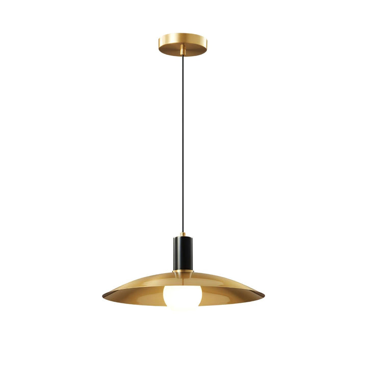 Brass Flared Pendant Lamp - Vakkerlight