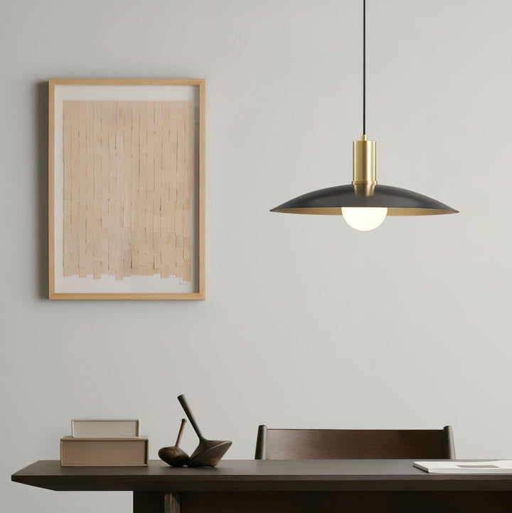 Brass Flared Pendant Lamp - Vakkerlight