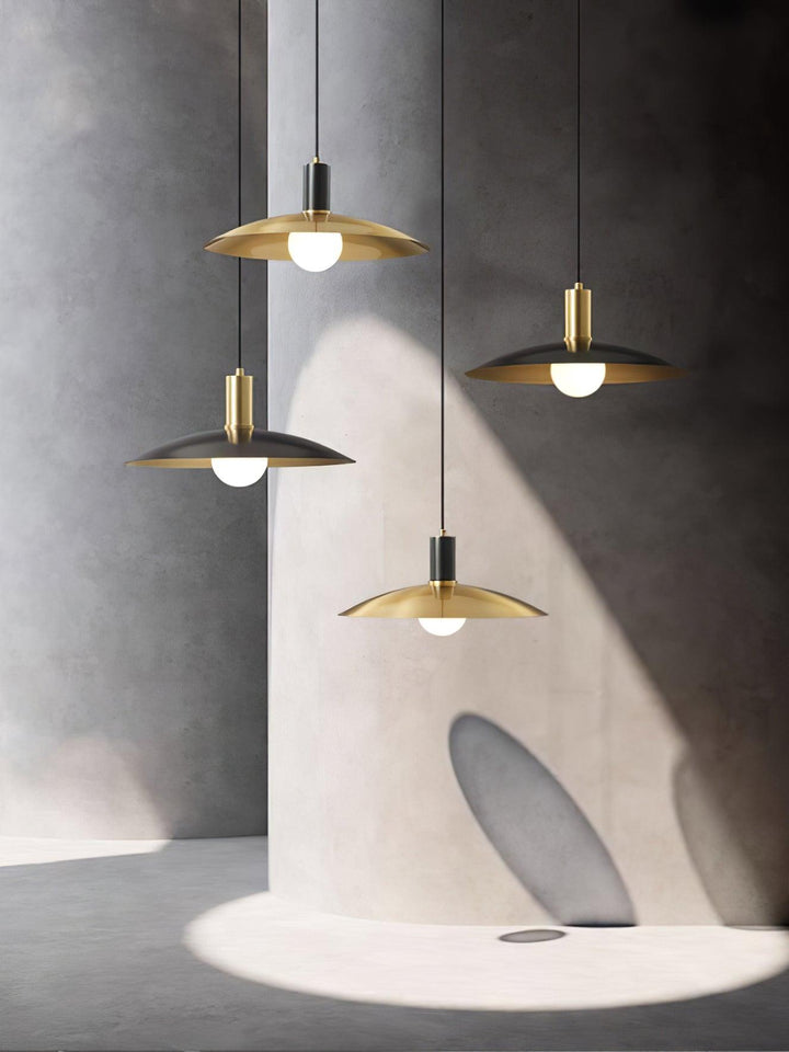 Brass Flared Pendant Lamp - Vakkerlight