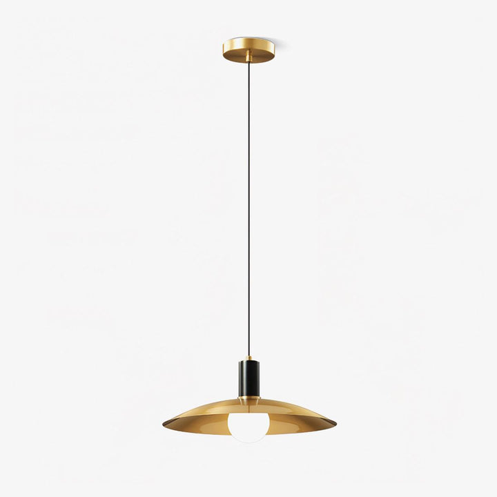 Brass Flared Pendant Lamp - Vakkerlight