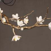 Brass Flower Branch Chandelier - Vakkerlight