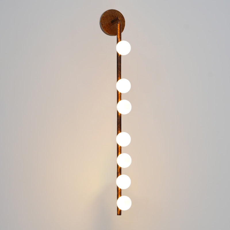 Brass Glass Tube Wall Lamp - Vakkerlight