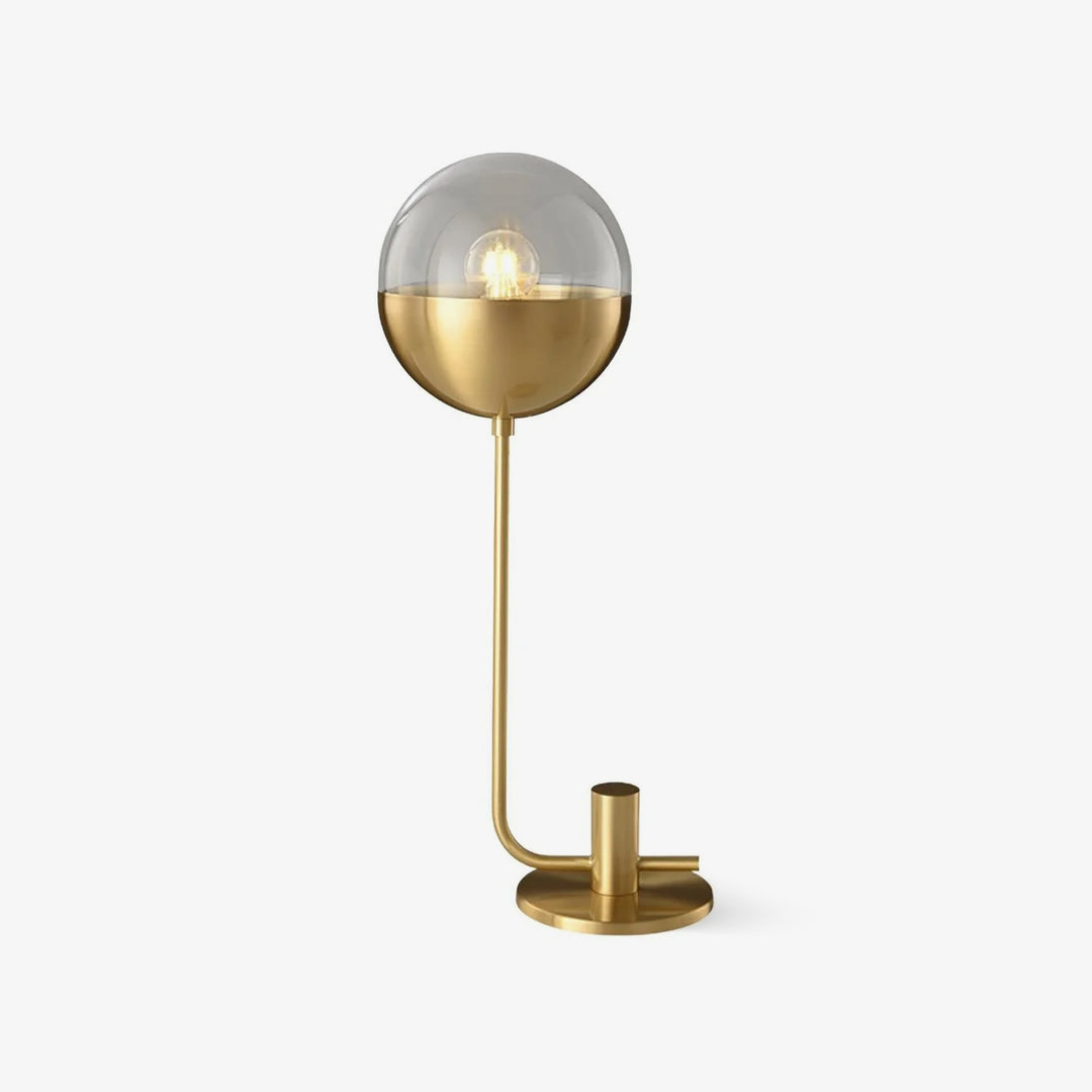 Brass Globular Table Lamp - Vakkerlight