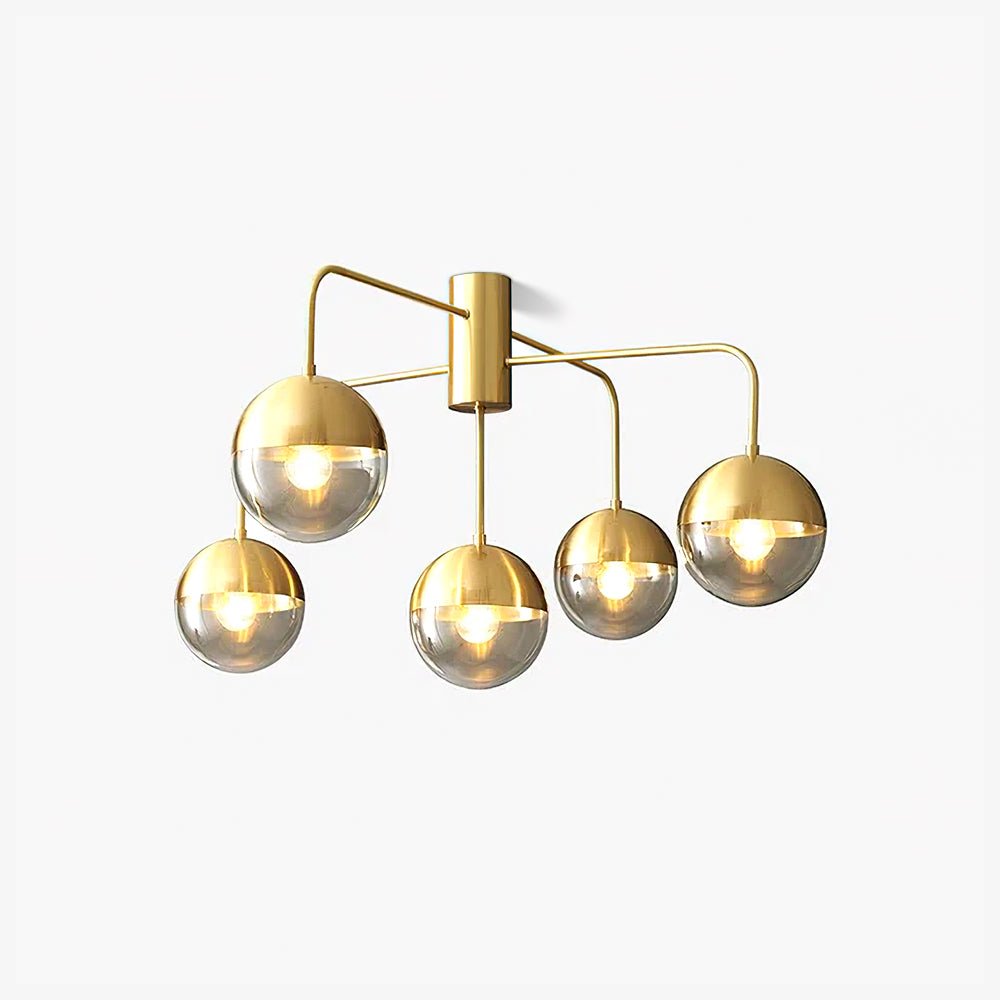 Brass Globulars Ceiling Lamp - Vakkerlight