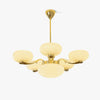 Brass Radiance Orb Chandelier - Vakkerlight