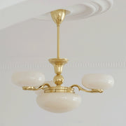 Brass Radiance Orb Chandelier - Vakkerlight