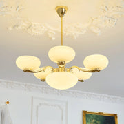 Brass Radiance Orb Chandelier - Vakkerlight