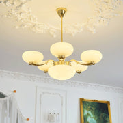 Brass Radiance Orb Chandelier - Vakkerlight