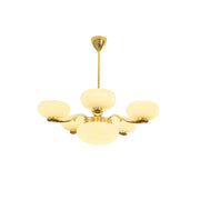 Brass Radiance Orb Chandelier - Vakkerlight