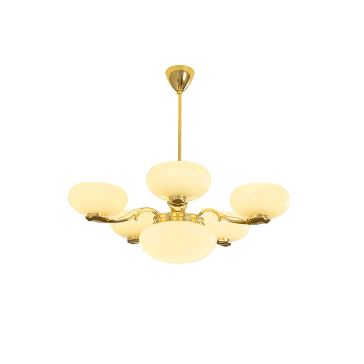 Brass Radiance Orb Chandelier - Vakkerlight