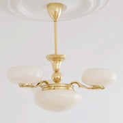 Brass Radiance Orb Chandelier - Vakkerlight