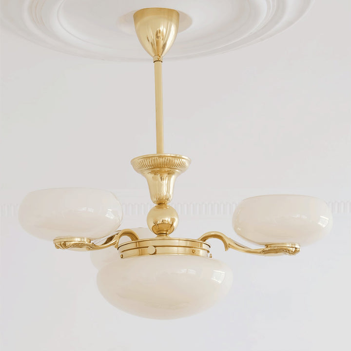 Brass Radiance Orb Chandelier - Vakkerlight