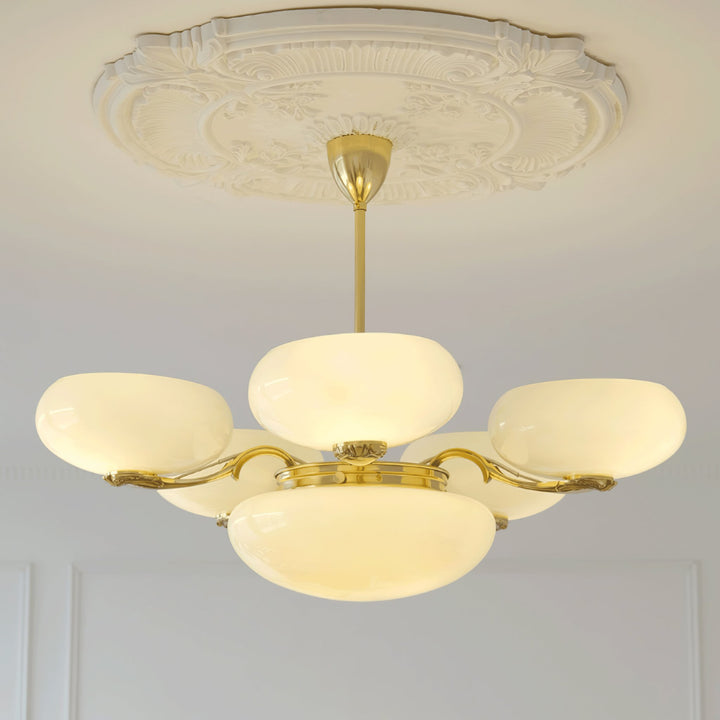 Brass Radiance Orb Chandelier - Vakkerlight