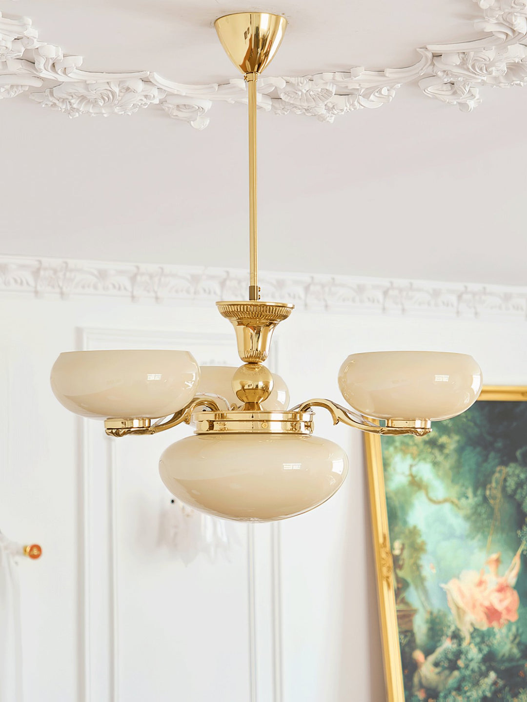 Brass Radiance Orb Chandelier - Vakkerlight