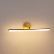 Lámpara de tocador de baño LED de latón