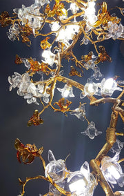 Brass Maple Branch Chandelier - Vakkerlight