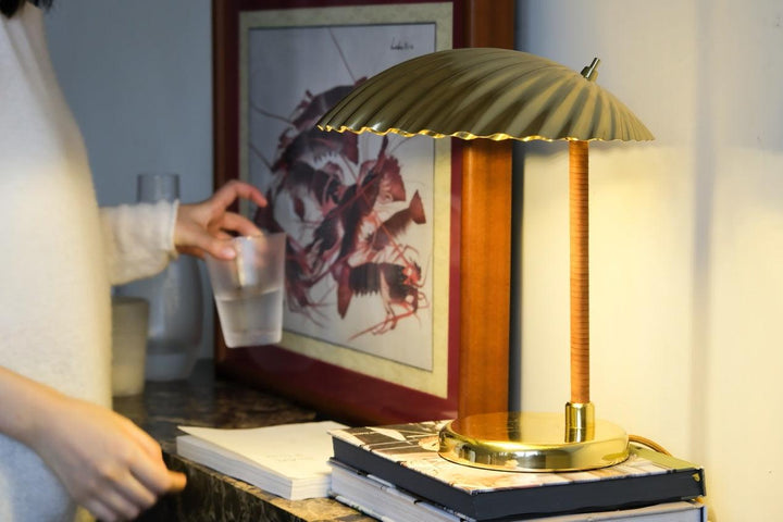 Brass Shell Table Lamp - Vakkerlight