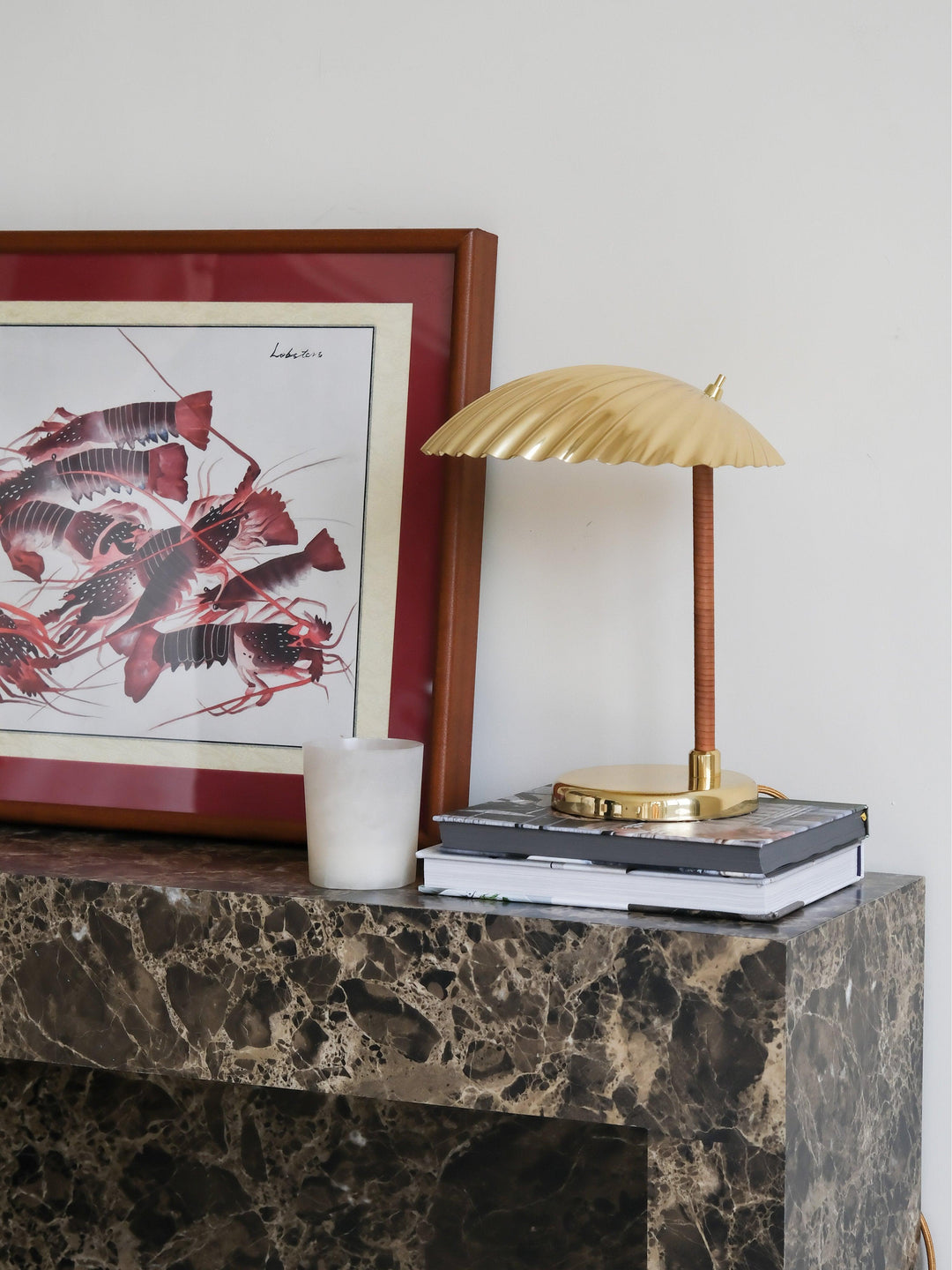 Brass Shell Table Lamp - Vakkerlight