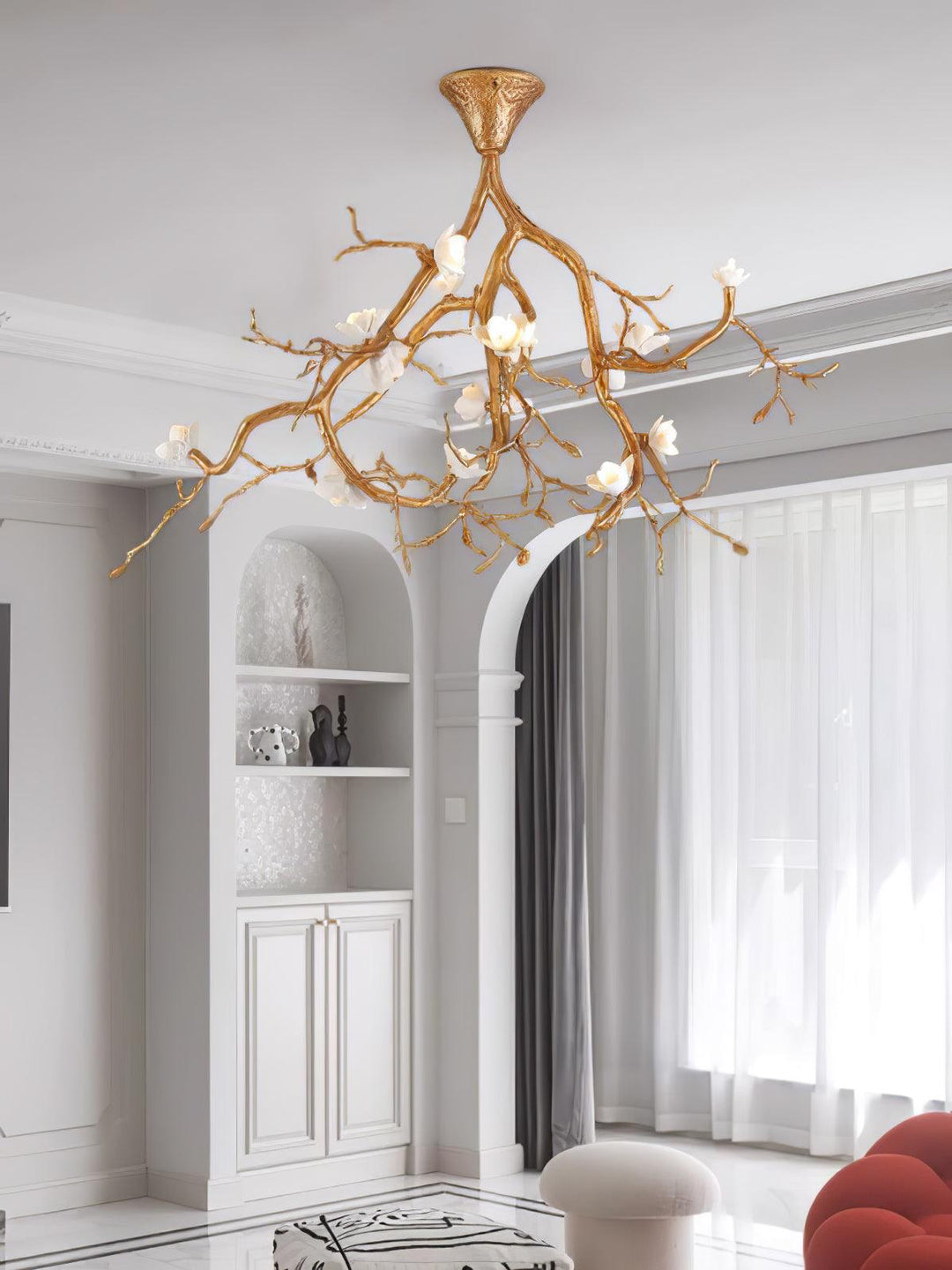 Tree Branches Flower Ceiling Lamp - Vakkerlight