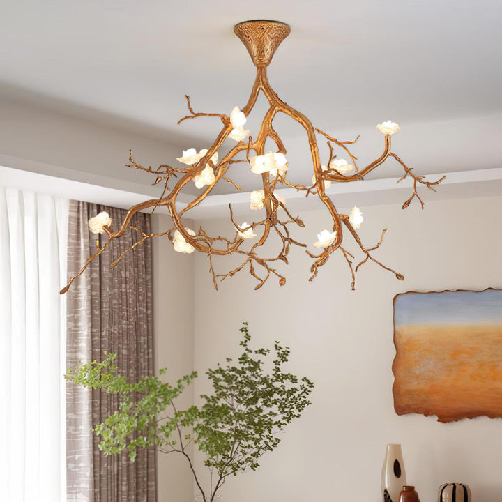 Tree Branches Flower Ceiling Lamp - Vakkerlight