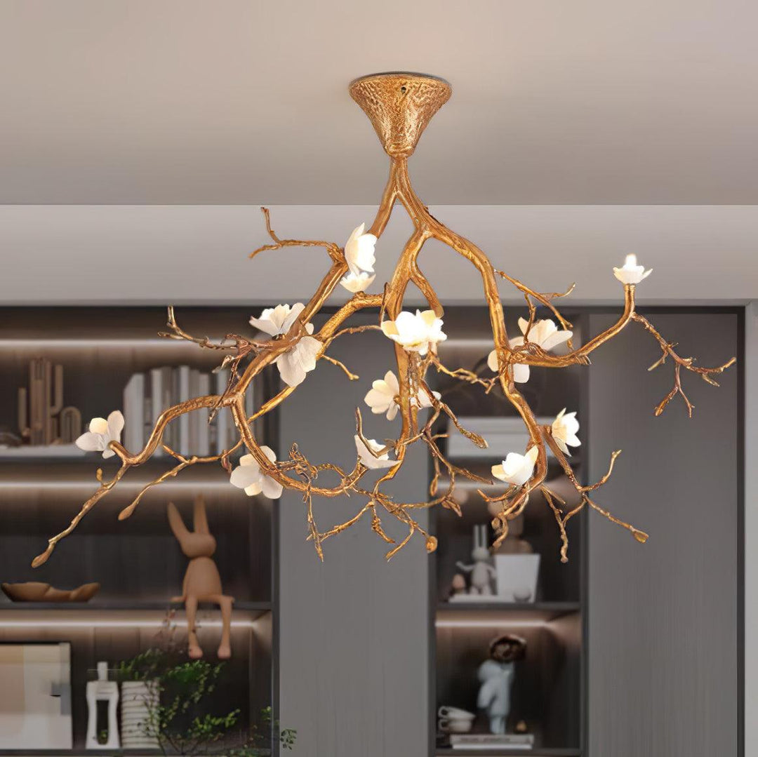 Tree Branches Flower Ceiling Lamp - Vakkerlight