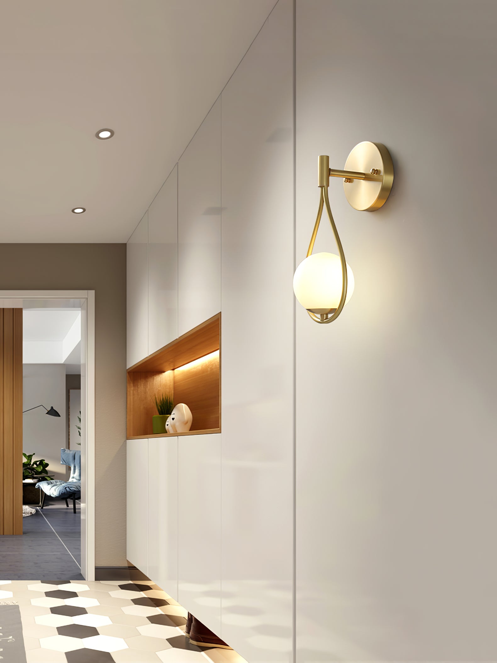 Brass Vanity Wall Lamp – Vakkerlight